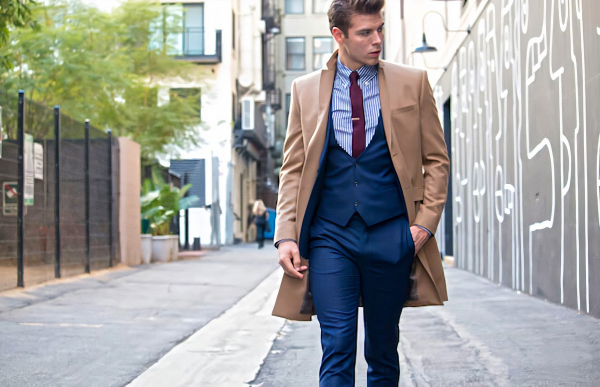 Navy Suit with Overcoat What Color to Choose OvercoatUSA