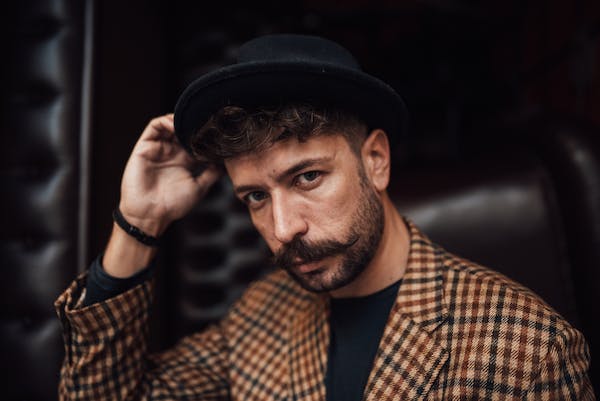 High Quality Black And Burgundy Simple Look Suit