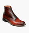 Stacy Adams MADISON Cap Toe Lace Up Boot Cognac by Stacy Adams Shoes