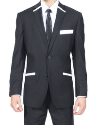 Black & White Trim Tuxedo