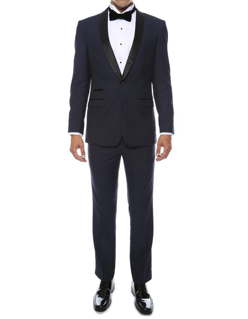 Navy Slim Shawl Tuxedo