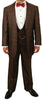 Garrett Plaid Suit - Chestnut