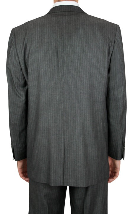 Luciano Pinstripe Suit - Gray