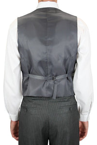 Luciano Pinstripe Suit - Gray