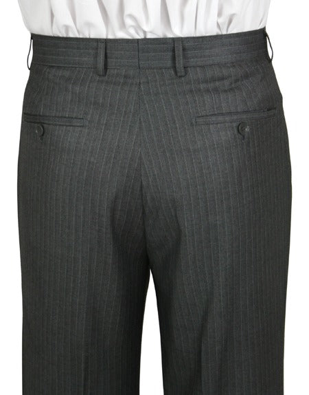 Luciano Pinstripe Suit - Gray