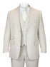 Riverdale Linen Coat - Natural | Crisp 3-Piece Linen Suit for Summer