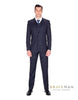 Navy Slim Fit Vested Suit