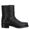 Dingo Black Harness Mens Leather Boots