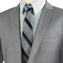 Slim Fit Men's Suit 2 Piece 2 Button in Gray