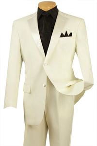 (36R) Regular Fit 2 Piece Tuxedo in Ivory