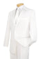 Royale Collection - Regular Fit 2 Piece Tuxedo In White