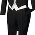Men's Tuxedo Regular Fit Collection With Tails 3 Piece In Black