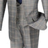 Renaissance Collection - Regular Fit 3 Piece Suit Gray
