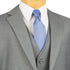 Morgan Collection - Regular Fit 3 Piece Suit 2 Button Medium Gray