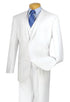 (38R) Regular Fit 3 Piece White Suit