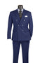 Men's Navy Double Breasted Suit