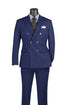Men's Navy Double Breasted Suit