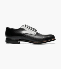 Stacy Adams MADISON Lizard Cap Toe Oxford Black by Stacy Adams Shoes
