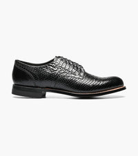 Stacy Adams MADISON Anaconda Plain Toe Oxford Black by Stacy Adams Shoes