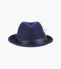 ASH FEDORA Crushable Wool Felt Pinch Front Hat