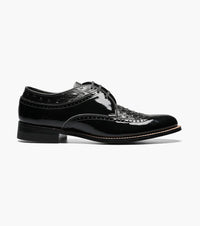 Stacy Adams DAYTON Ostrich Wingtip Oxford Black by Stacy Adams Shoes