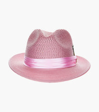 DUBLIN FEDORA Poly Braided Pinch Front Hat