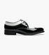 Stacy Adams DAYTON Wingtip Oxford Black w/White by Stacy Adams Shoes