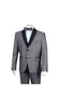 Boys' Grey 4-Piece Tuxedo Set
