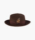 AUGUST FEDORA Wool Felt Pinch Front Hat