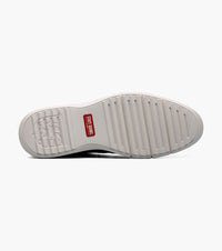 SYNCHRO Plain Toe Elastic Lace Up