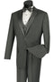 Mens Vested 2 Button Classic Tuxedo in Grey