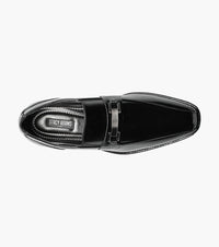 Stacy Adams WAKEFIELD Bike Toe Bit Slip On Black by Stacy Adams Shoes