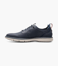 SYNCHRO Plain Toe Elastic Lace Up