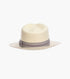 BENNETT FEDORA Toyo Pinch Front Hat