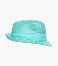 BELMONT FEDORA Poly Braid Pinch Front Hat