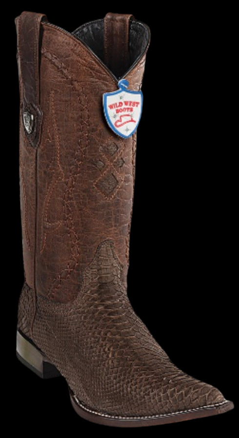 Bota de Pitón Original Horma Punta Aladino Wild West