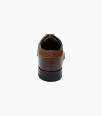 Stacy Adams DAYTON Python Print Wingtip Oxford Brown by Stacy Adams Shoes