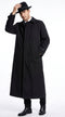 Men’s Undertaker Inspired Black Trench Coat – WWE Wrestling Style Long Full-Length Overcoat