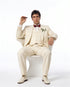 Tony Montana’s Ivory Vested Suit – Classic Ivory 3 Piece Suit for Wedding, Formal and Evening Wear