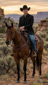 Men’s Black Western Blazer Jacket, Classic Cowboy Style Sport Coat for Casual Formal Wear with Jeans