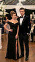 Mens Black Tuxedo Blazer – James Bond Inspired 007 Style Formal Dinner Jacket for Wedding and Evening Wear