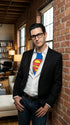 Mens Black Blazer – Clark Kent Inspired Smart Casual Office Blazer for Men Classic Everyday Formal Jacket