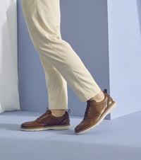 SYNC Plain Toe Elastic Lace Up