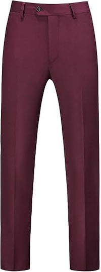 Mens Dress Pants Front Flat Fit Casual Pants