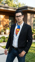 Mens Black Blazer – Clark Kent Inspired Smart Casual Office Blazer for Men Classic Everyday Formal Jacket