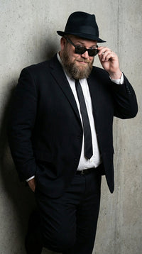 Mens Black Blazer – Vincent Vega Inspired Pulp Fiction Style Classic Formal Blazer for Men Retro Vintage Jacket