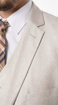 Men’s Sand champaign Western Cowboy 3-Piece Suit – Light Cream Wedding Suit with Vest & Pants Slim Fitted
