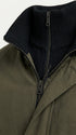 Mens Olive Brown Trench Coat Raincoat – Classic Water Resistant Long Coat with Zip and Button Closure for Business, Travel and Everyday Outerwear