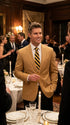 Men’s Camel Blazer, Classic Two Button Business Casual Wedding Summer Sport Coat Jacket in Khaki Bronze Color Modern Fit
