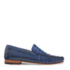 Mezlan Ostrich Leather Moccasin Slip-On Loafers